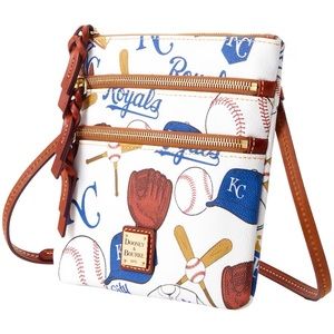 Kansas City Royals Dooney & Bourke Game Day Triple-Zip Crossbody Purse